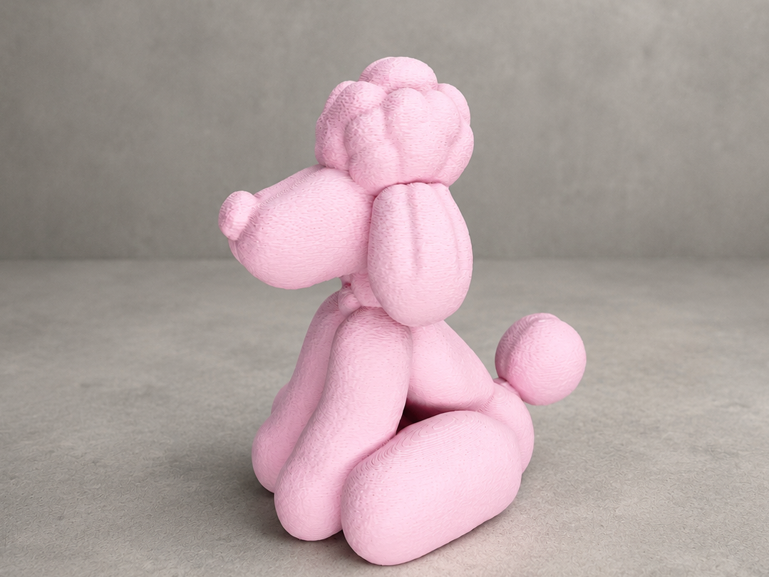 Balloon Dog Poodle – Cute Pink Home Decor