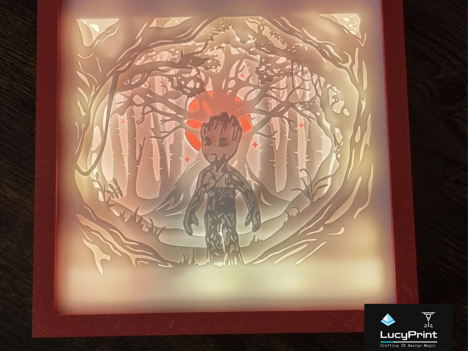 Baby Groot shadowbox