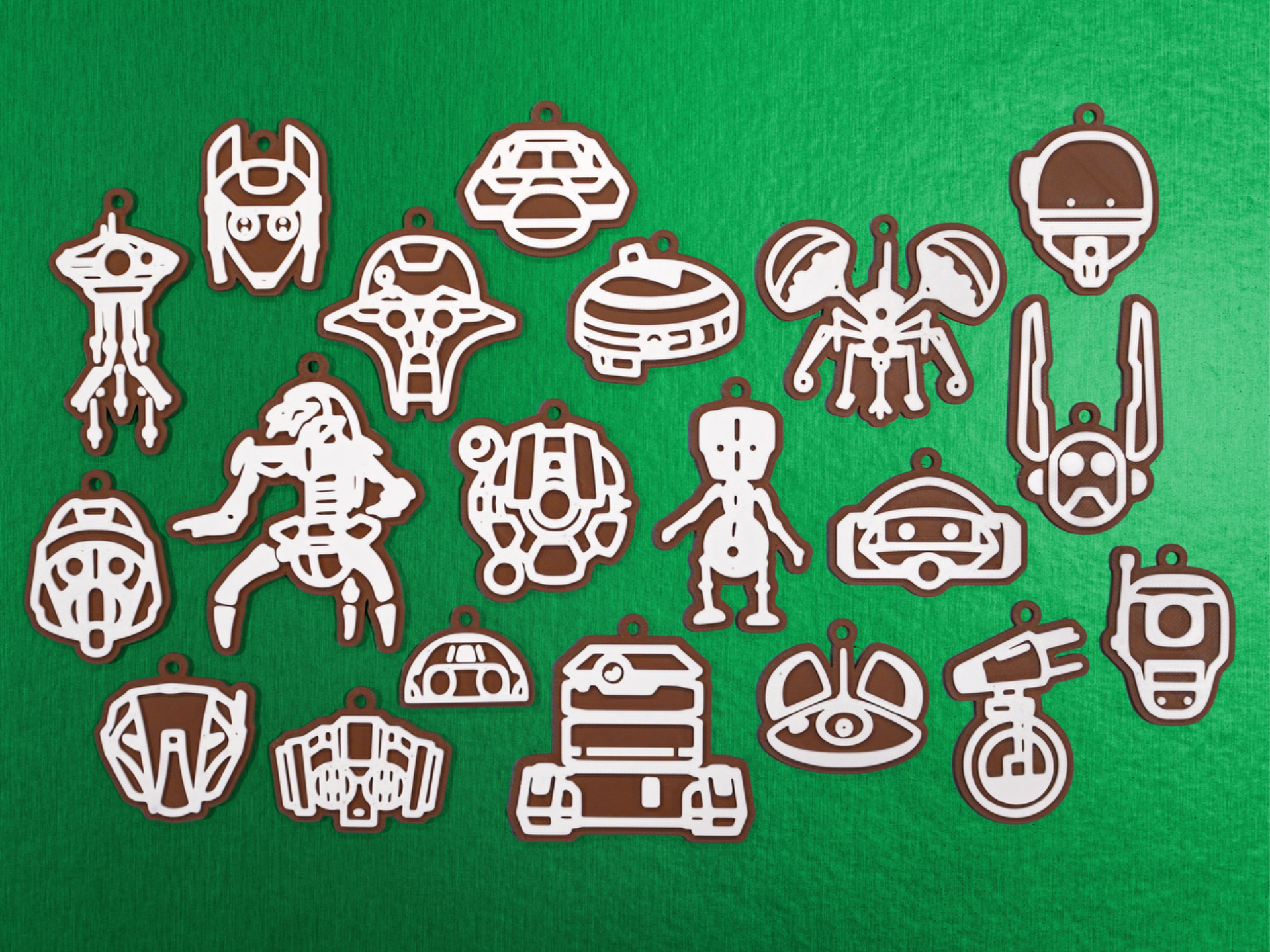 Gingerbread Droid Ornaments Vol. 2