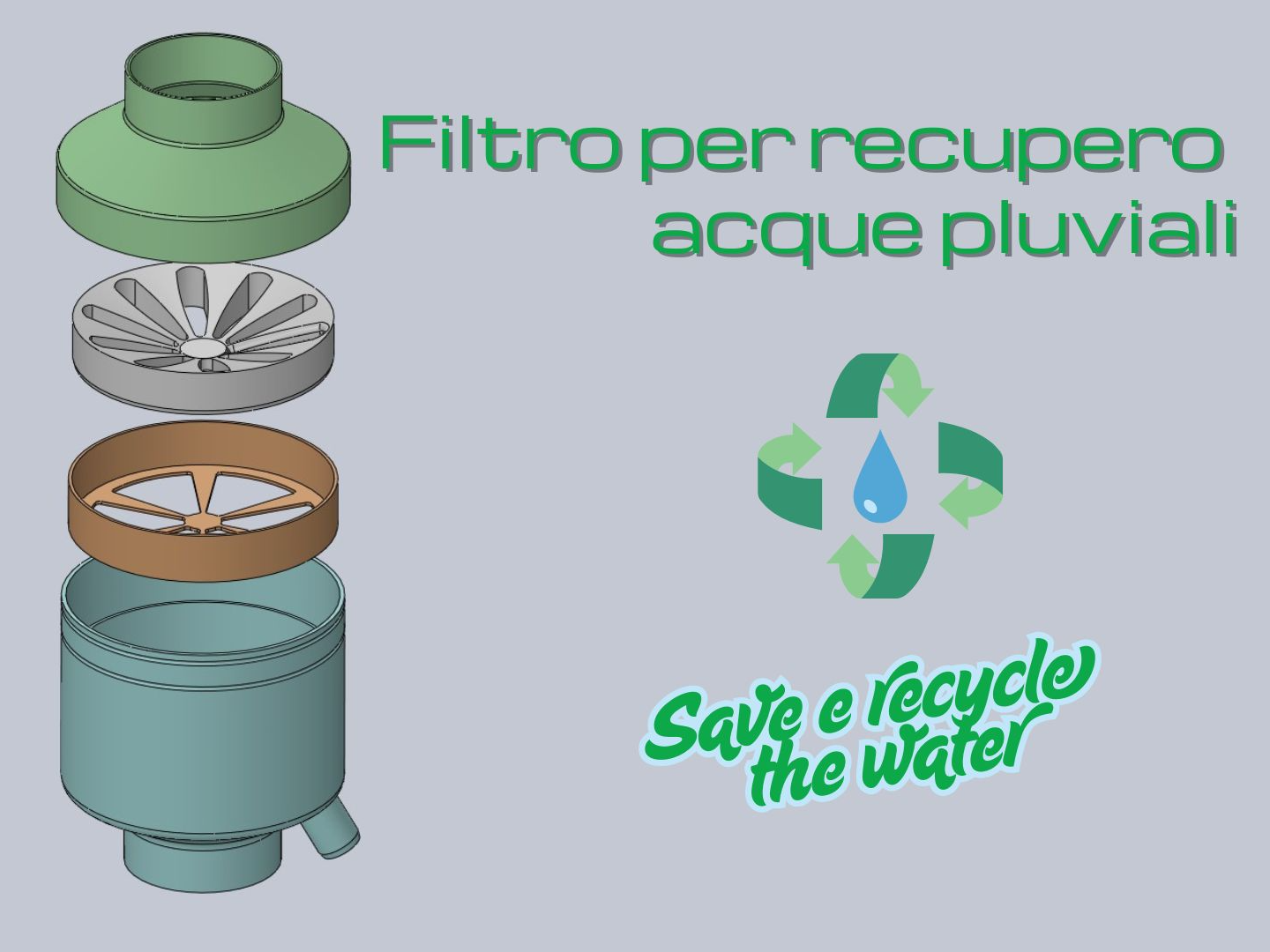 Filtro di raccolta per acqua pluviale