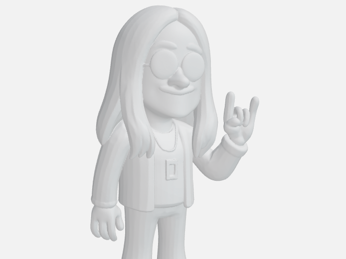 Ozzy Osbourne Tribute Figure