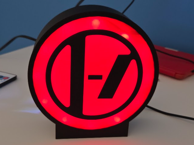Twenty One Pilots Logo Light Box