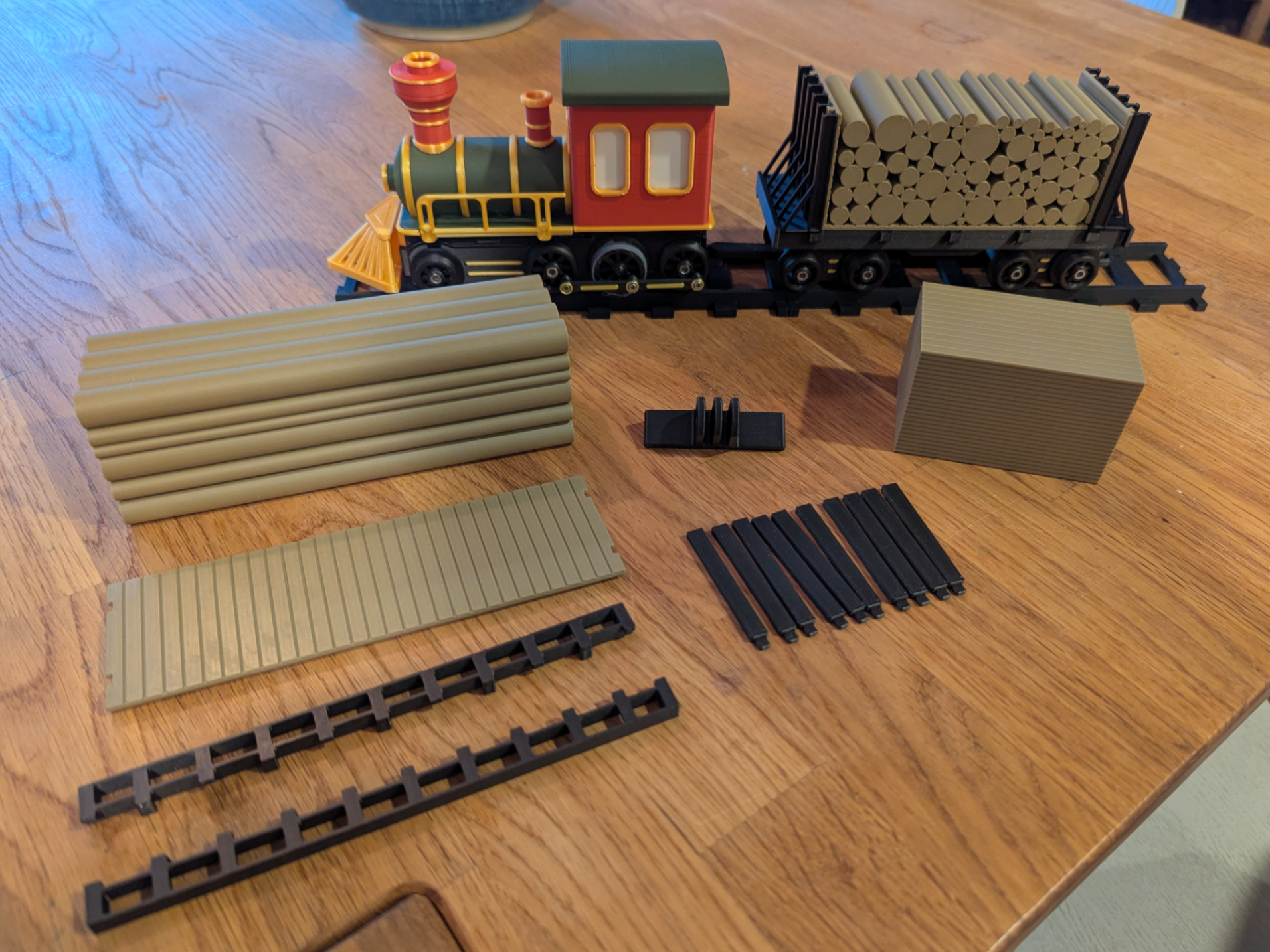 Flat Deck Train Car for Ultimate Christmas Train