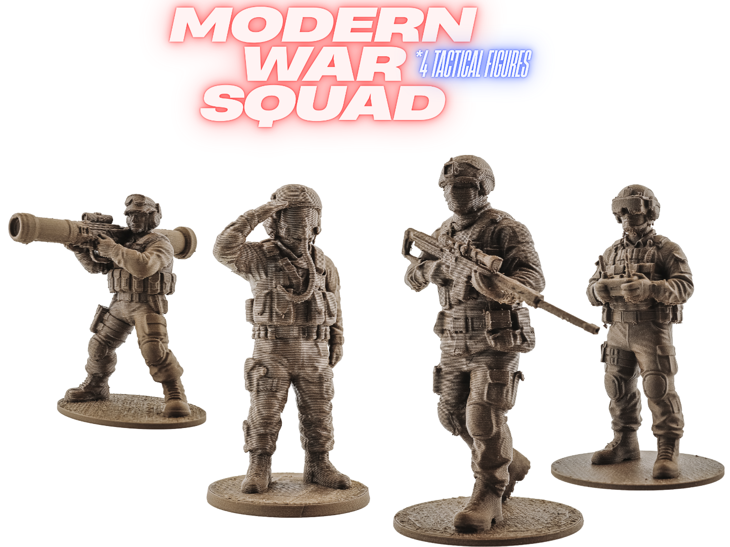 Modern Military Units - 4× Models