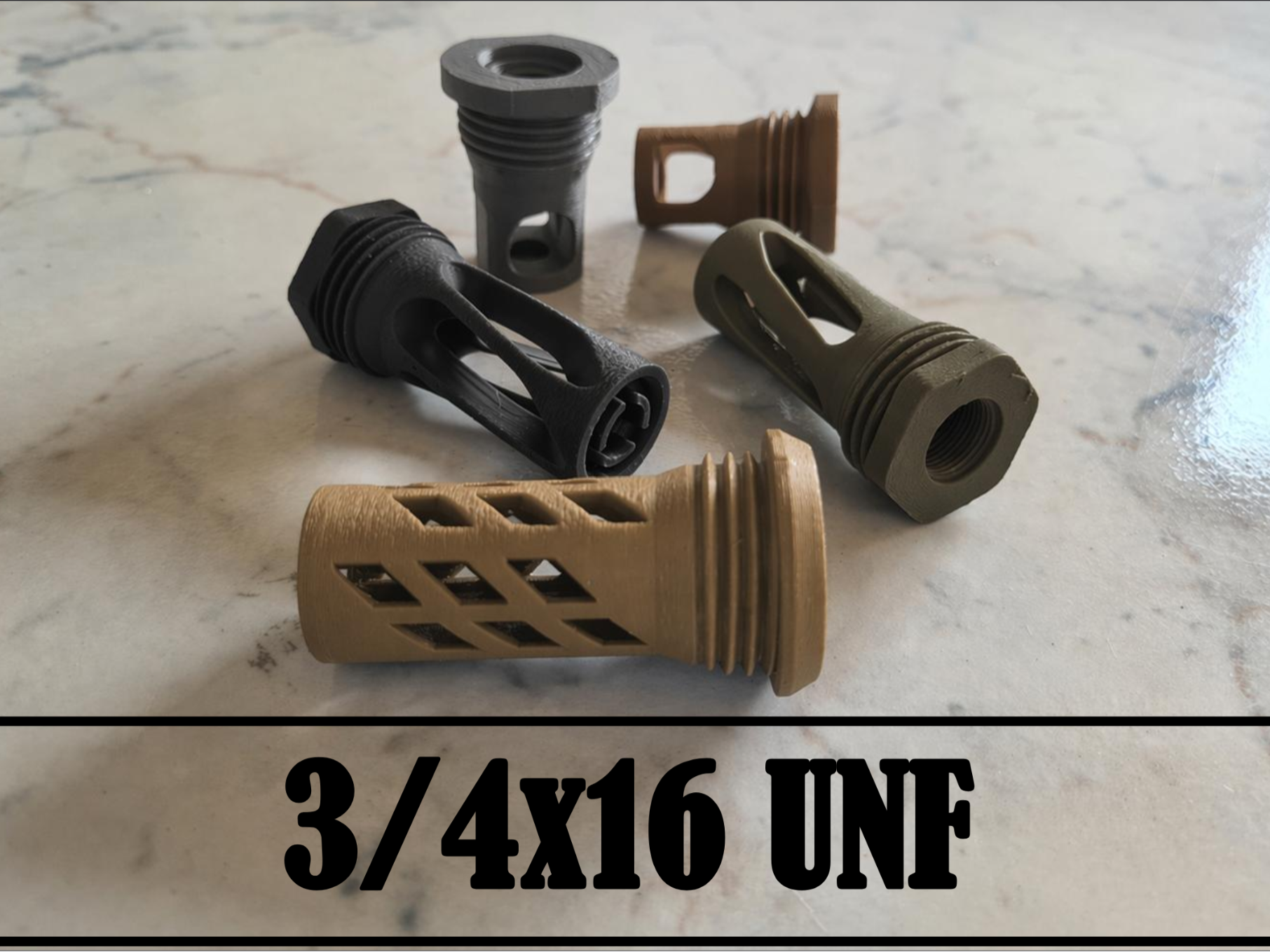 MUZZLE BRAKE 3/4x16 UNF