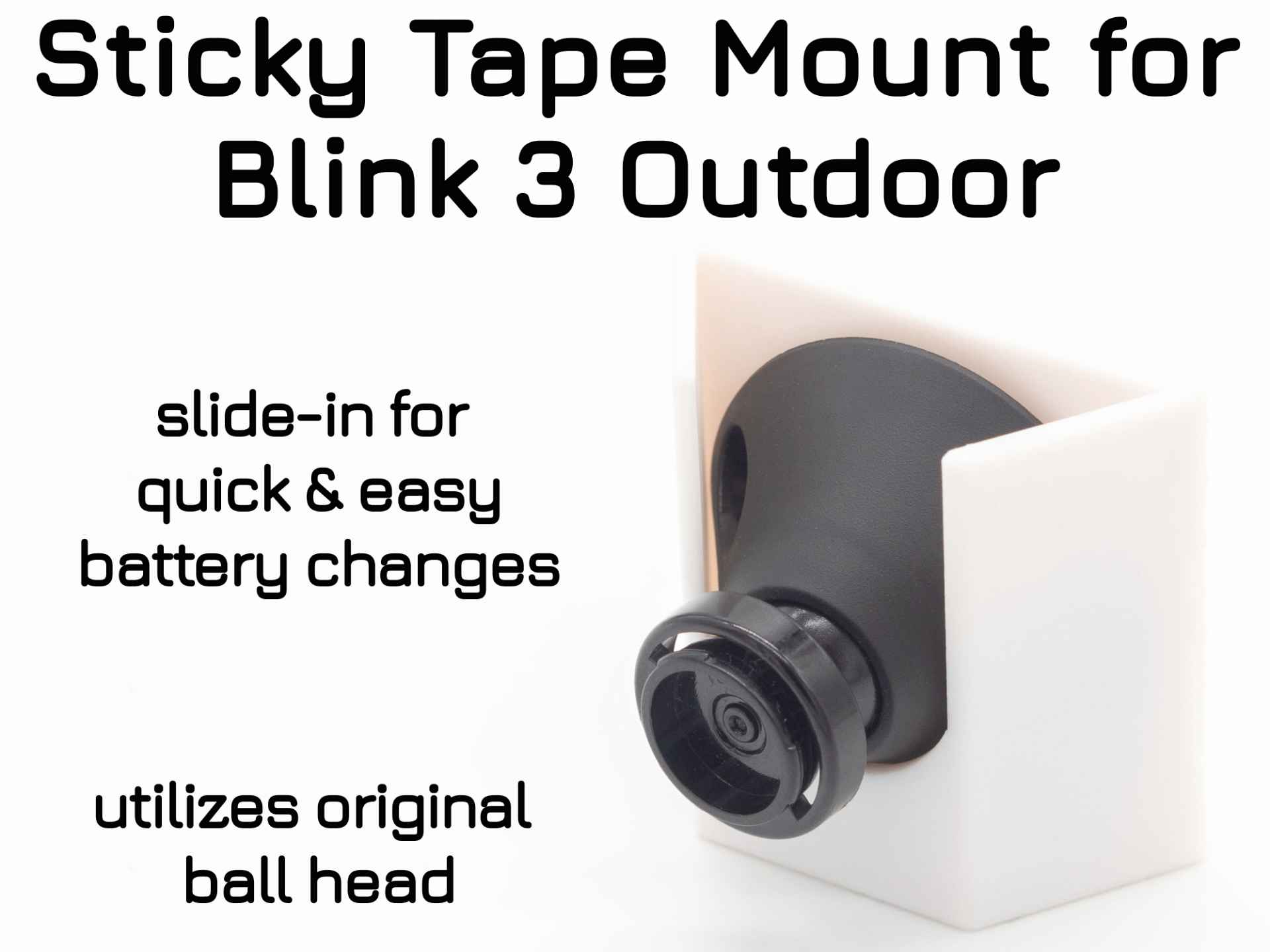 Blink 3 Outdoor Sticky Tape Mount