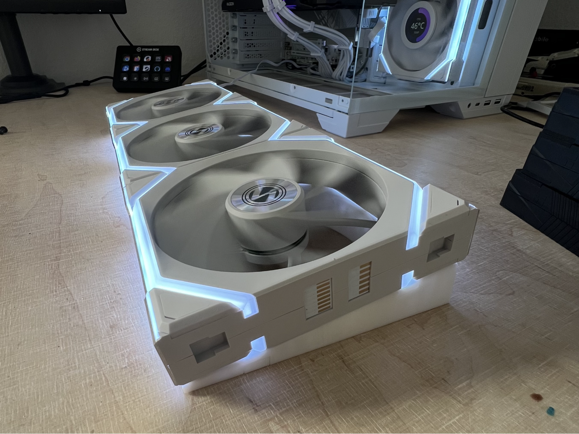 Angled fan mount 140mm