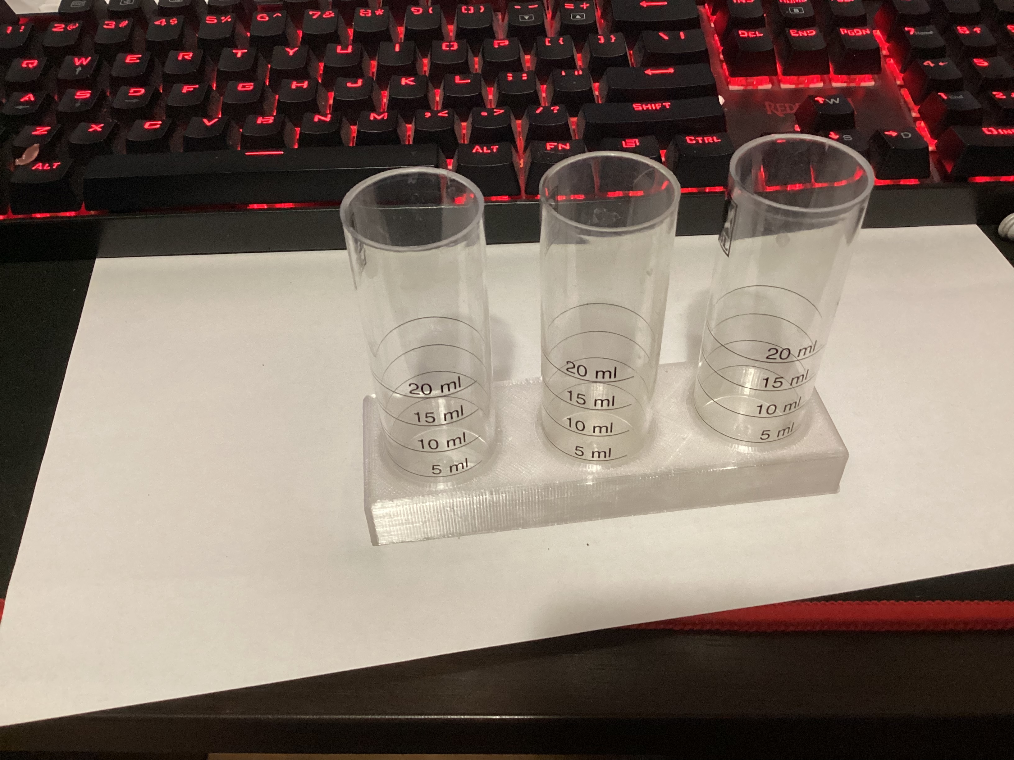 holder for JBL test tubes