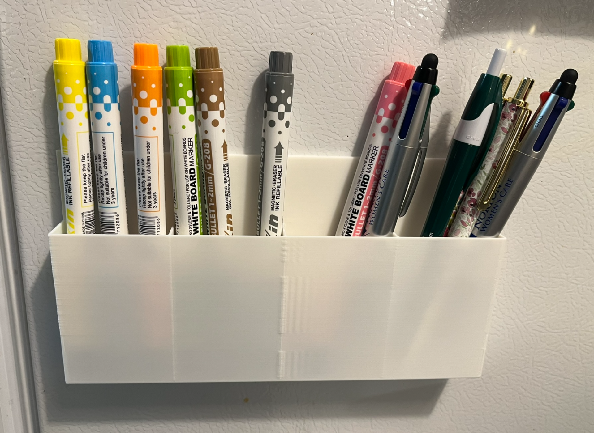 Refrigerator Marker Caddy, Magnetic