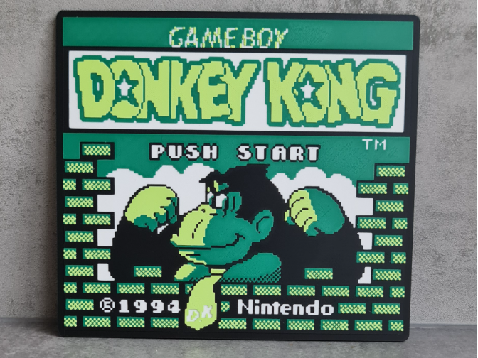 Donkey Kong Titlescreen Gameboy