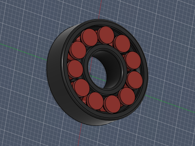 Print in place 609 Bearing (no supports)