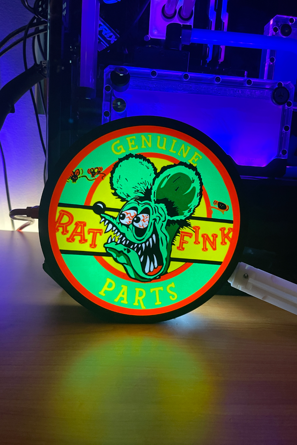Rat Fink genuine parts light box
