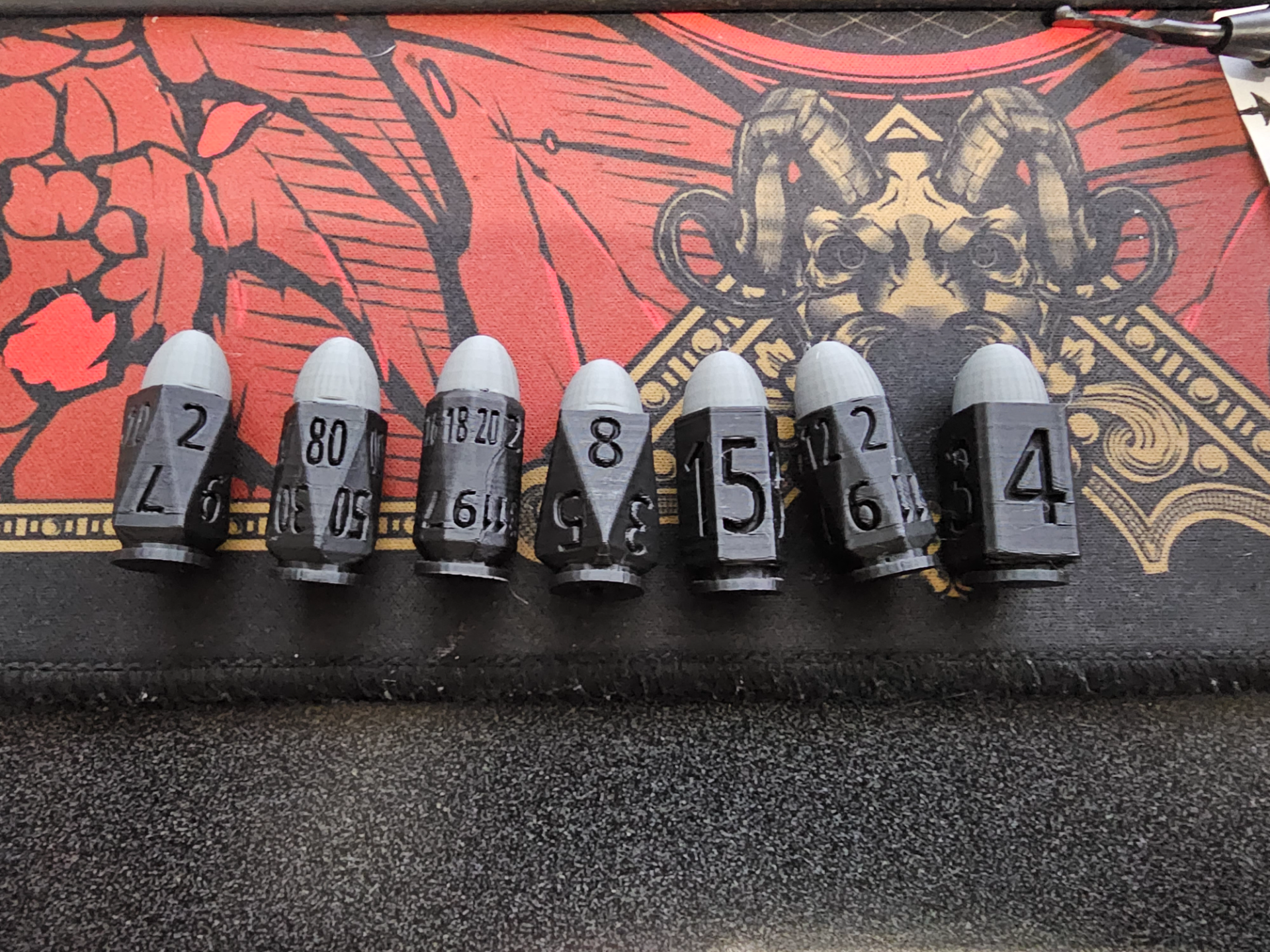 .45 Cal Dice and Revolver Cylinder Case