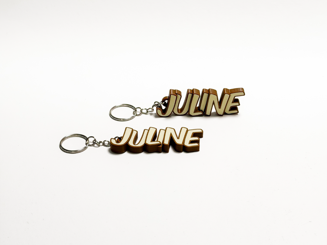 Schöner Schlüsselanhänger mit dem Namen Juline