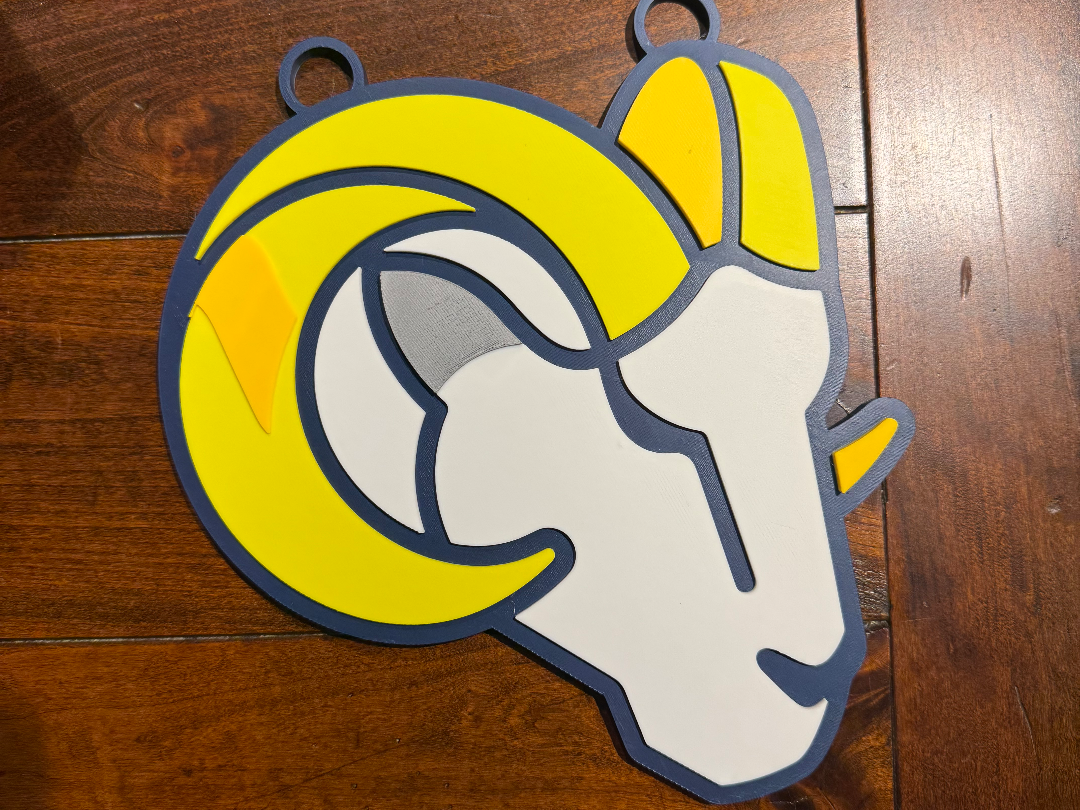 Los Angeles Rams Oversized Necklace Logo