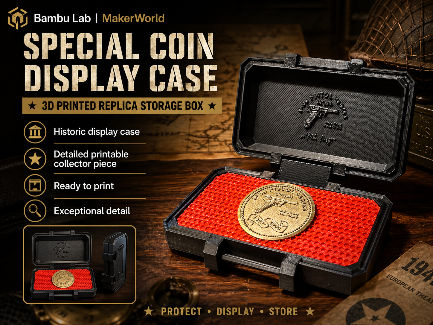 Luger P08 Coin BOX