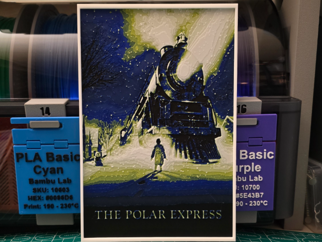 The Polar Express Movie Poster - Hueforge Art
