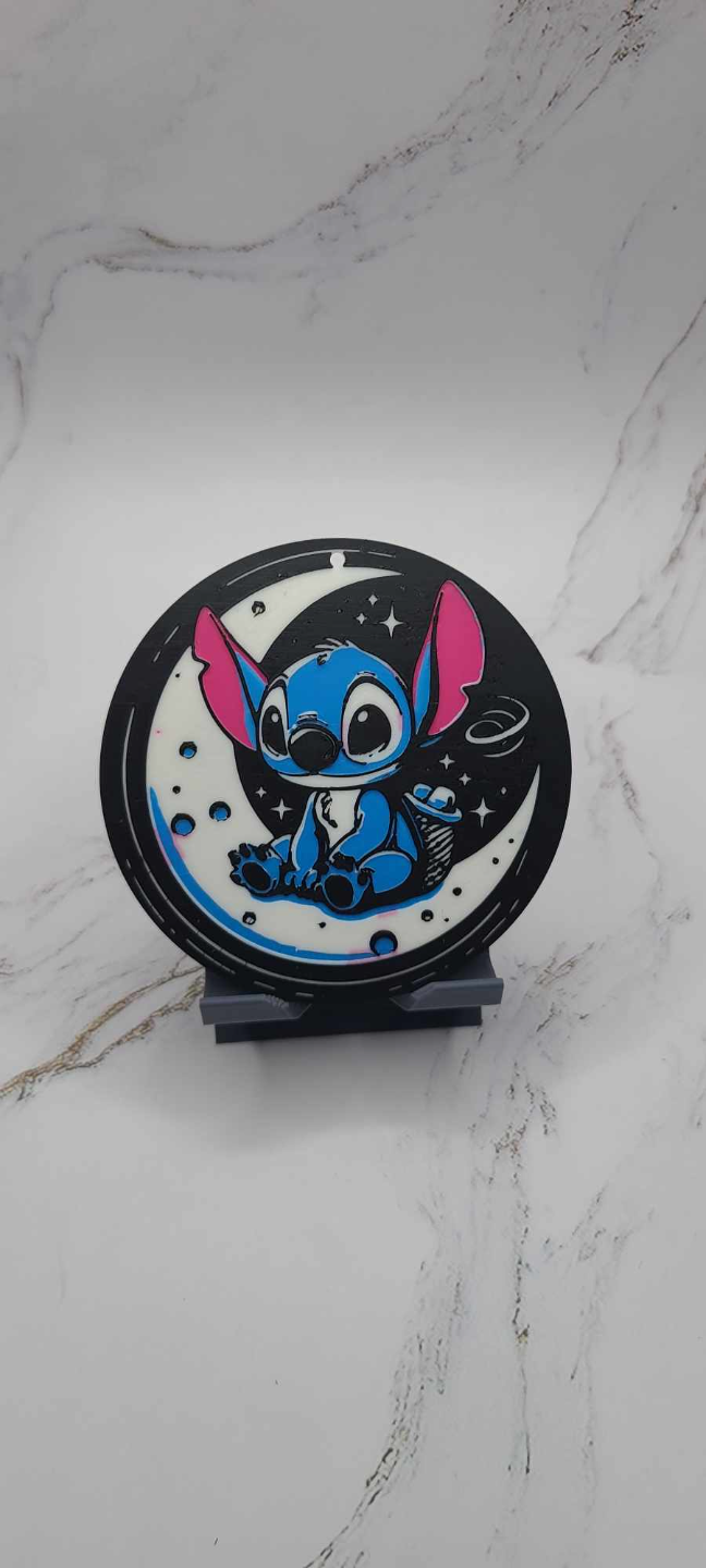 Starry Stitch Moon Perch