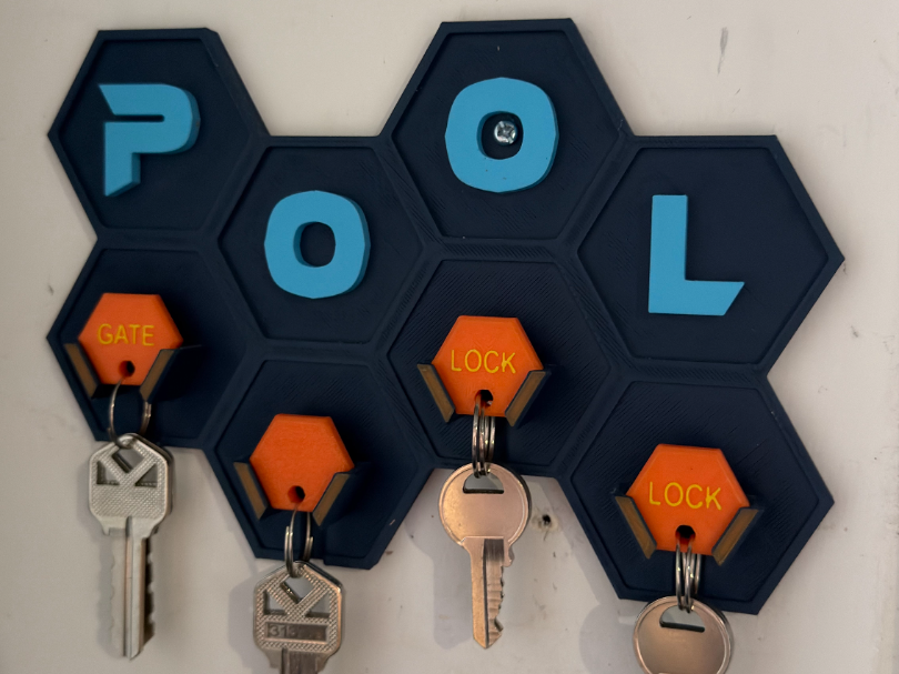 Pool Hex Key Hanger