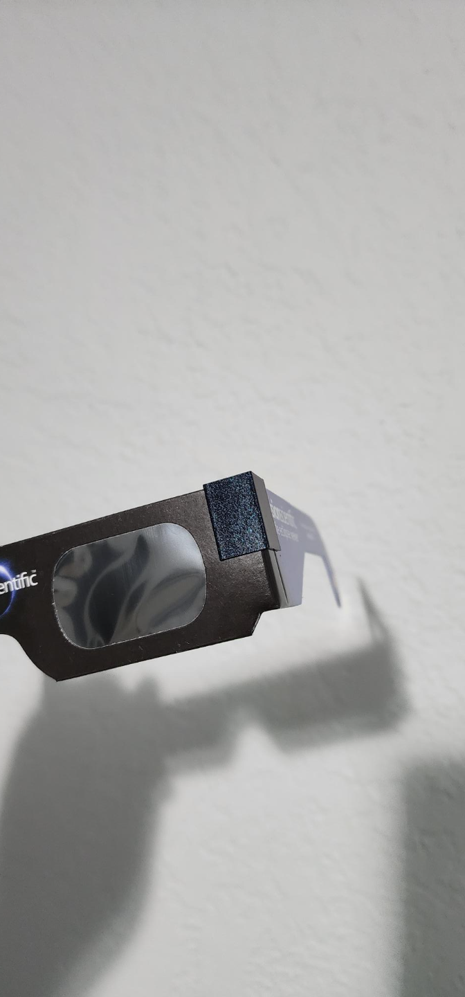 Solar Eclipse Glasses Corner Frames, Ridgid Paper