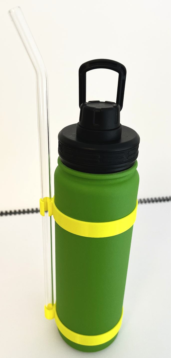Strohhalm Halter 720DGree Edelstahlflasche noLimit