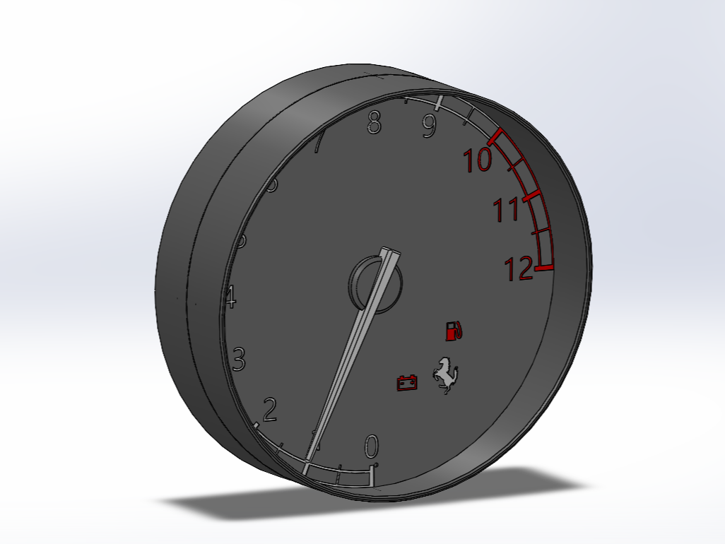 Ferrari 550 Clock