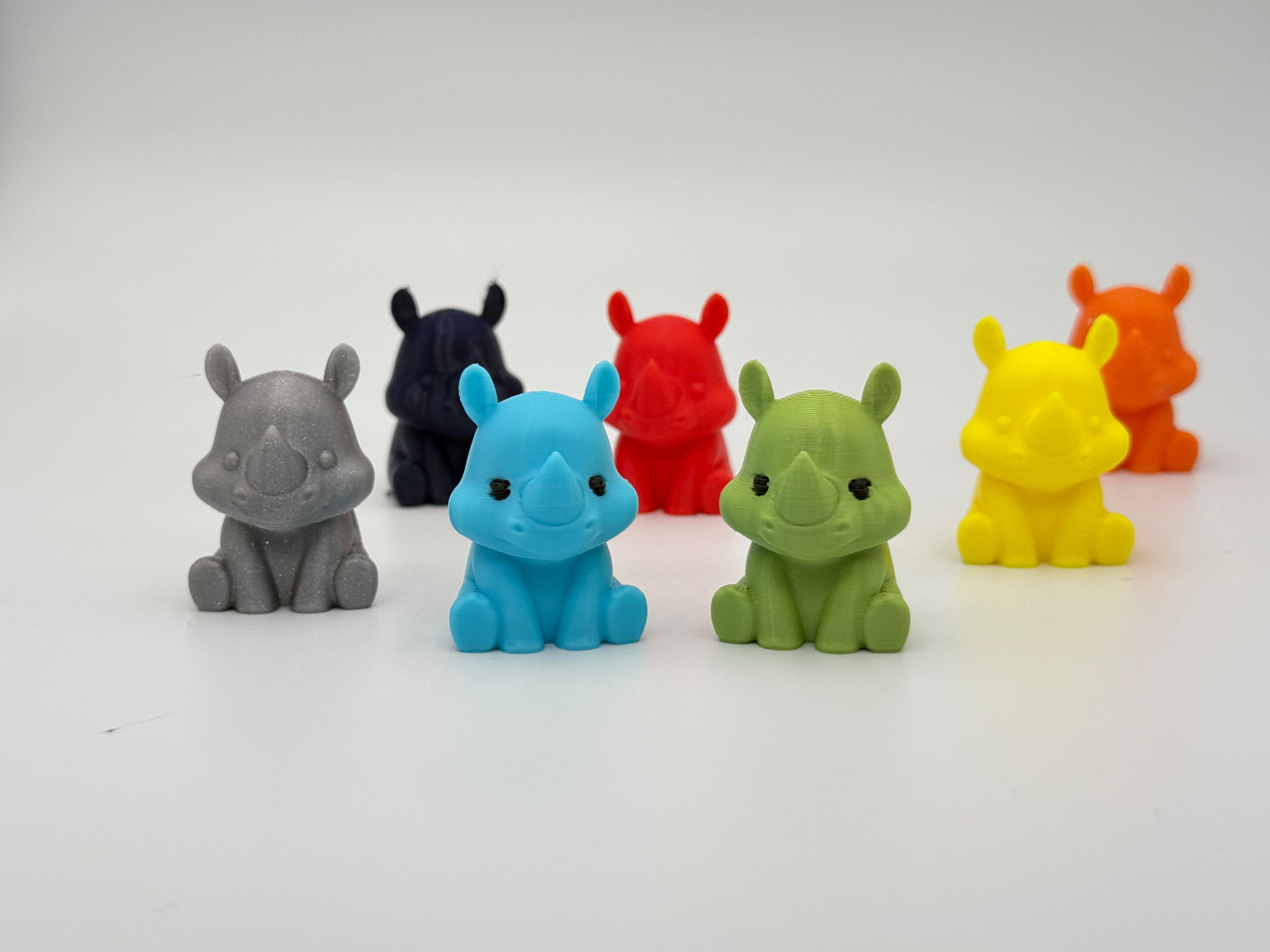 Cute Rhino – Mini Animal (No Supports)