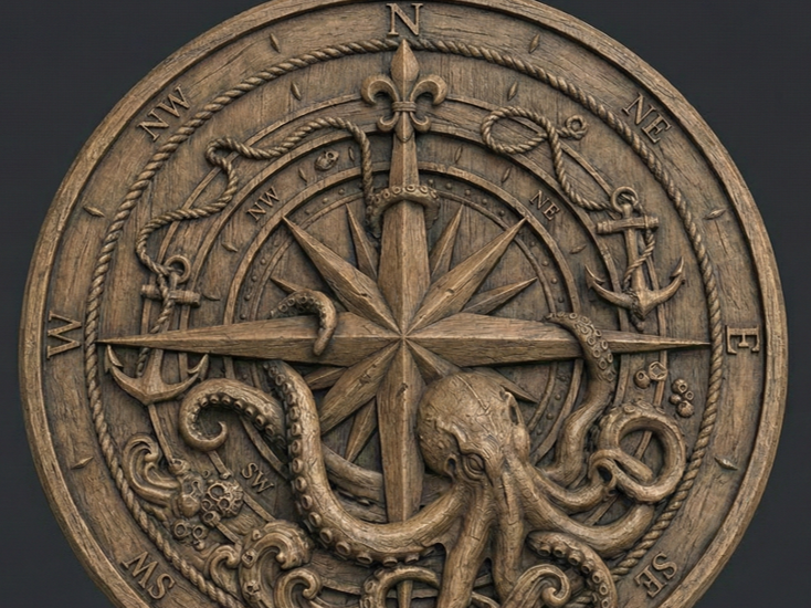 Nautical Compass Rose
