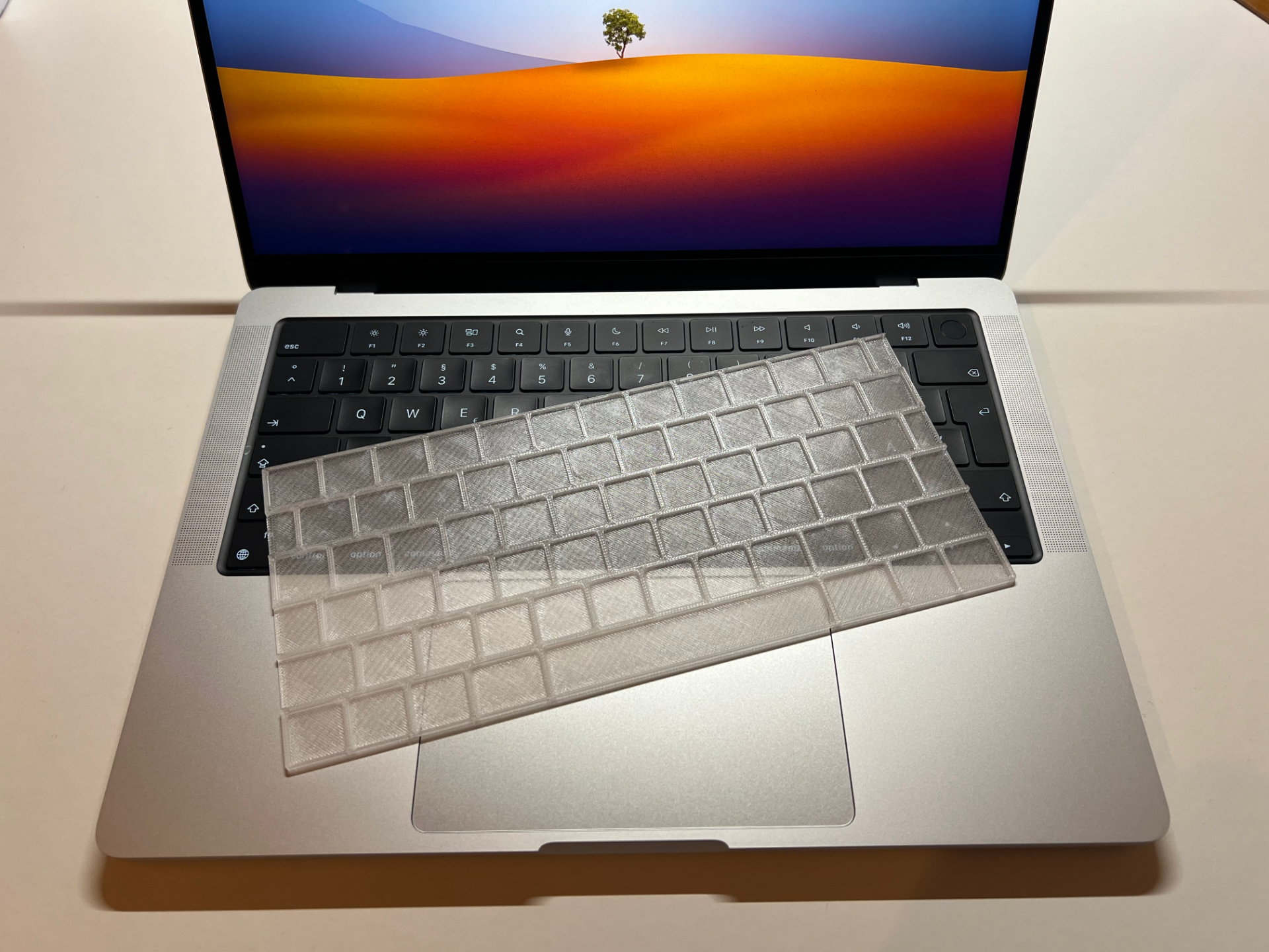 Split Keyboard Cover for MacBook