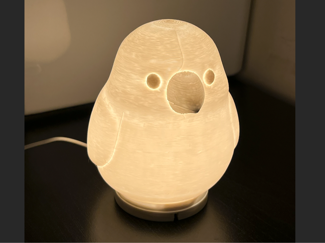 Java Sparrow Lamp - Glow Within Contest Entry