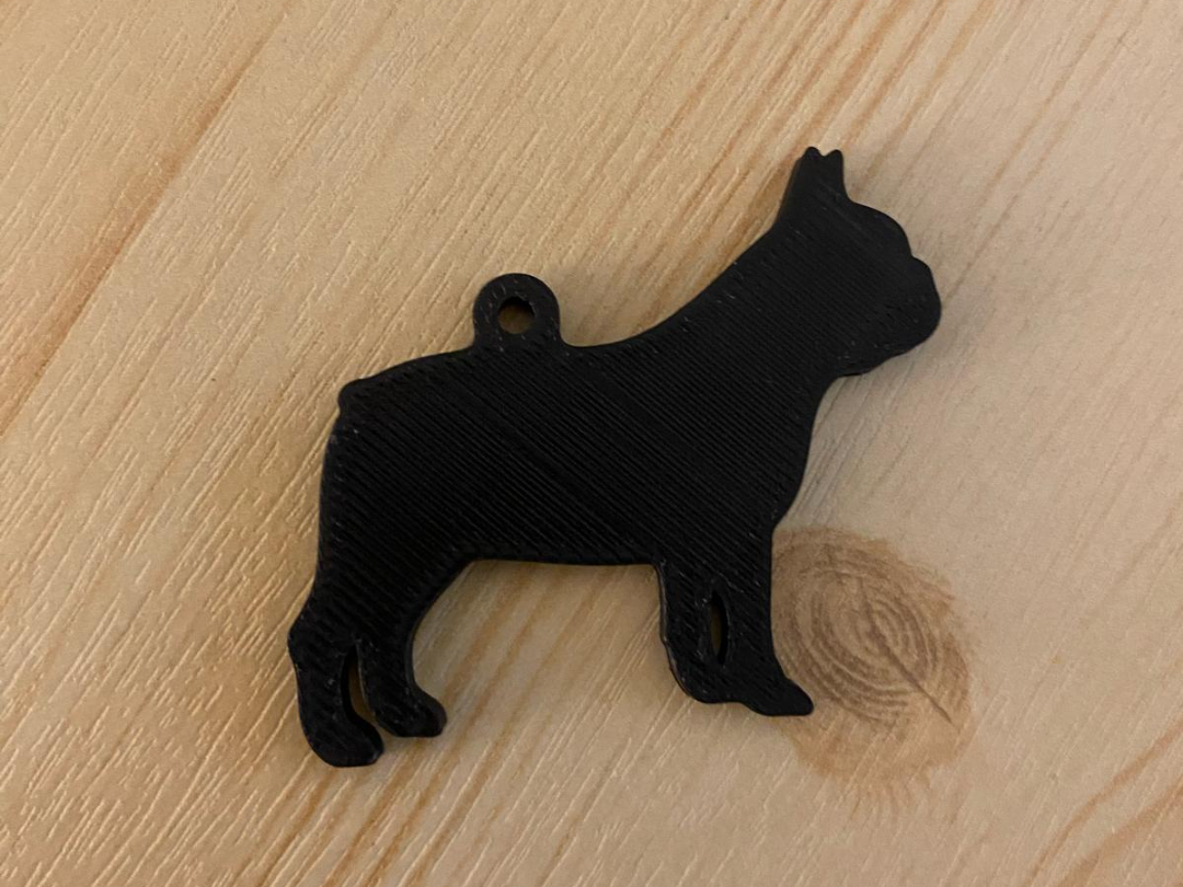 French Bulldog keychain