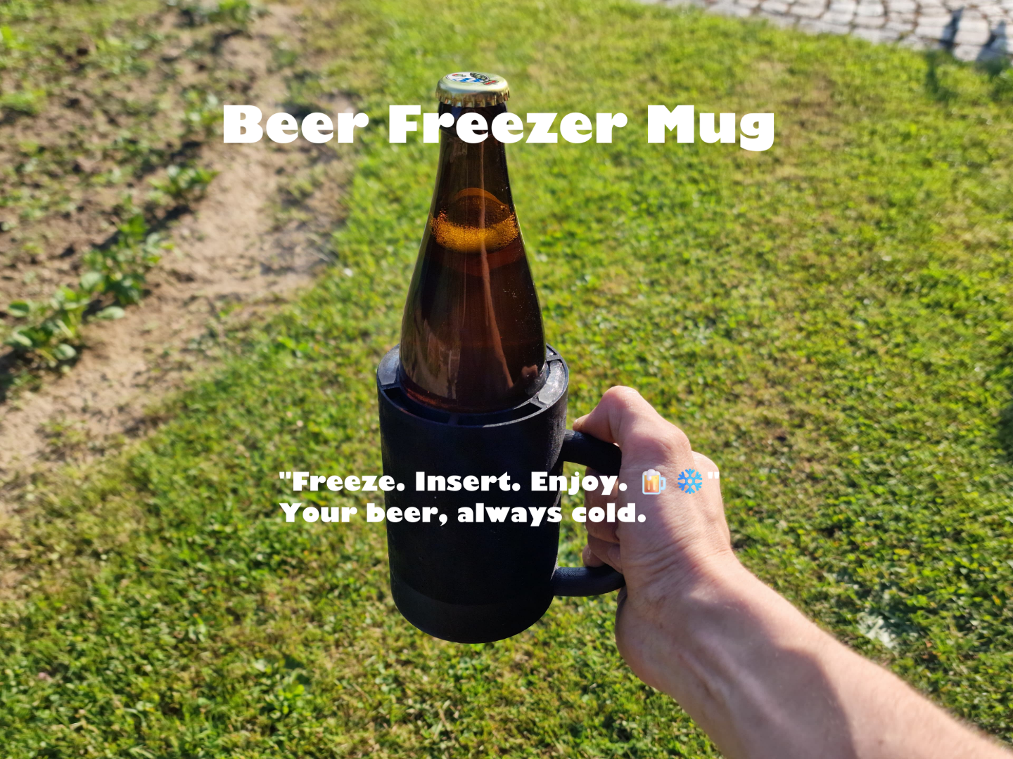 Beer Freezer Mug–Simple & Effective Bottle Cooler
