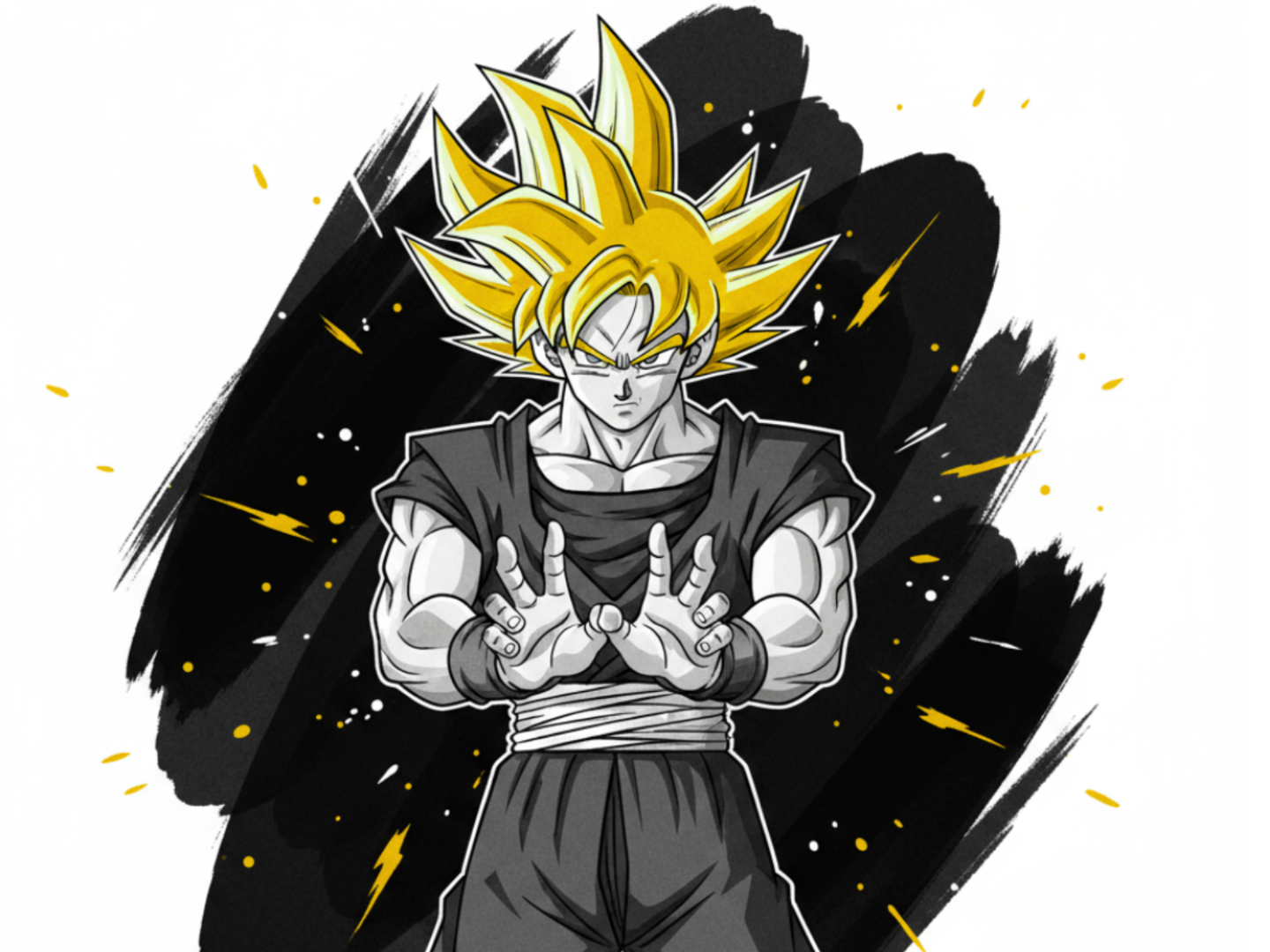 Goku Super Saiyan HueForge Dragon Ball Z Fan Art