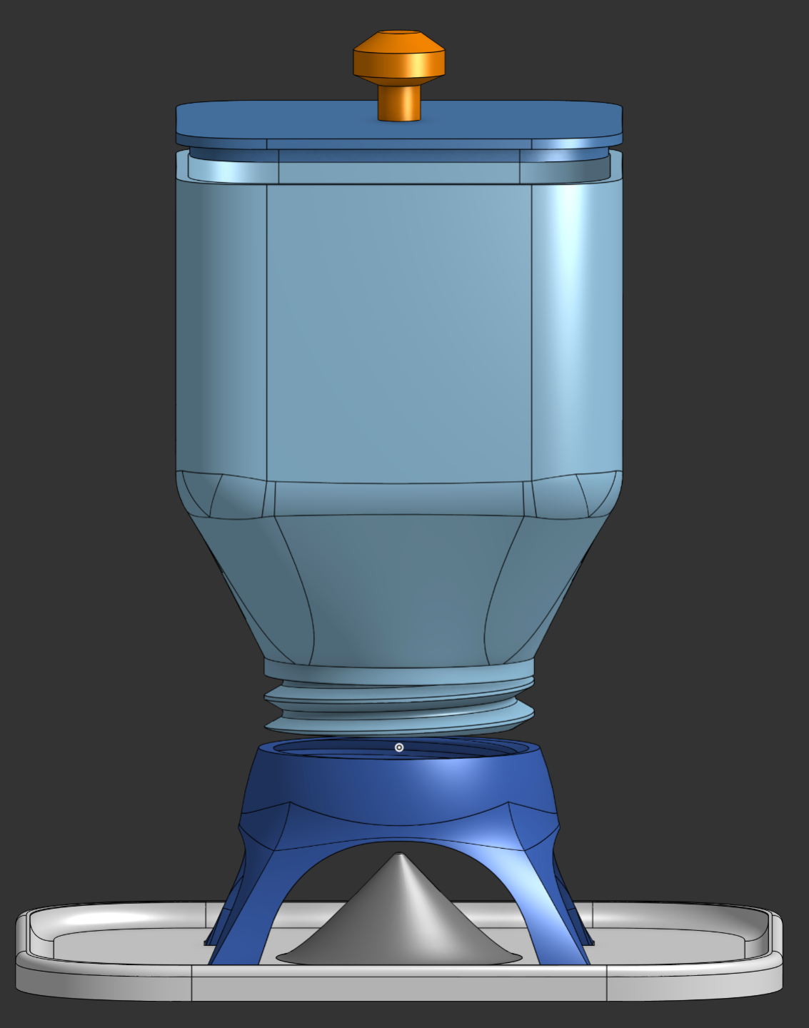 Multi-Cat Gravity Cat Feeder