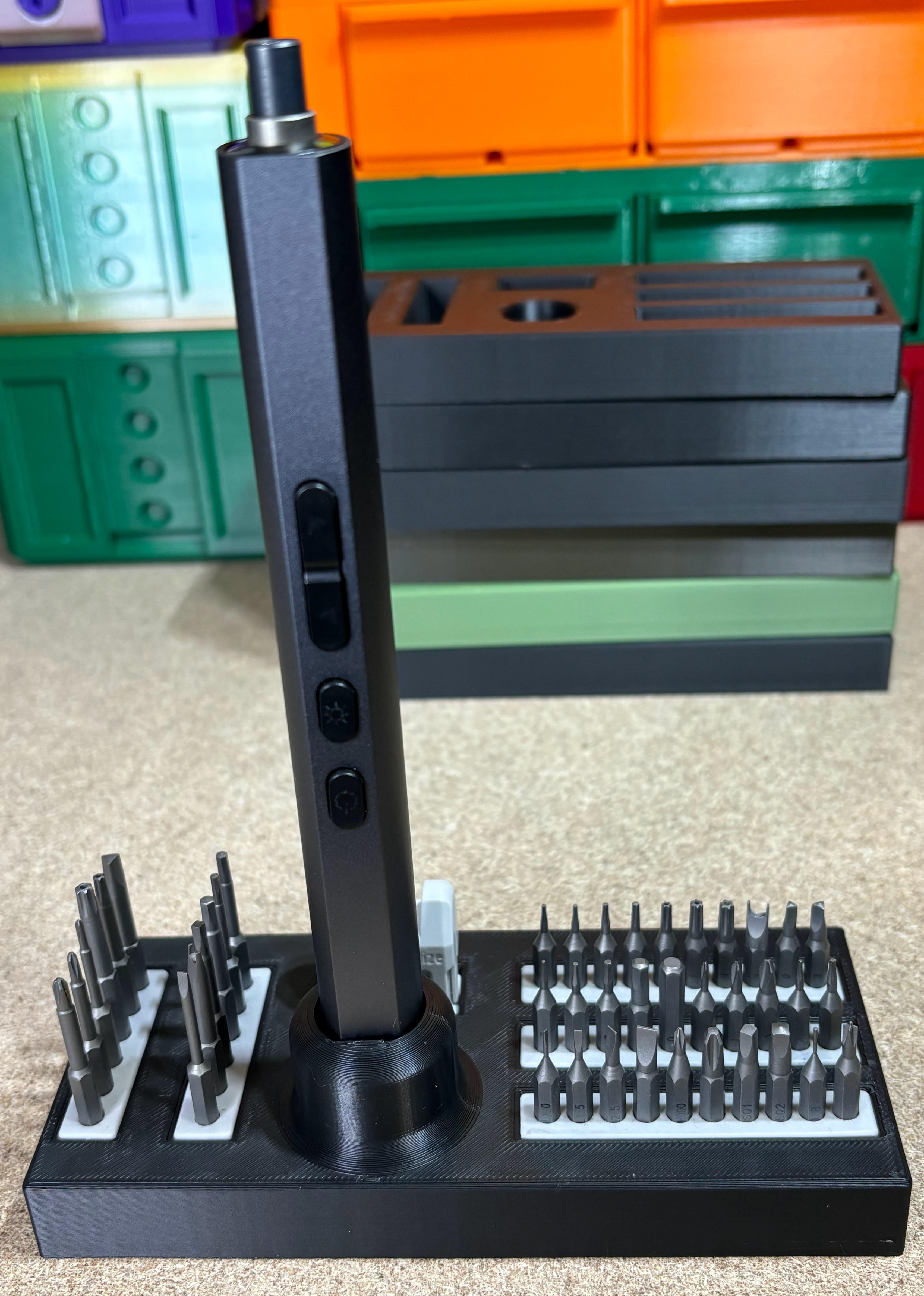 Electric Screwdriver & Bit Holder 4 MAVHTEL Brand