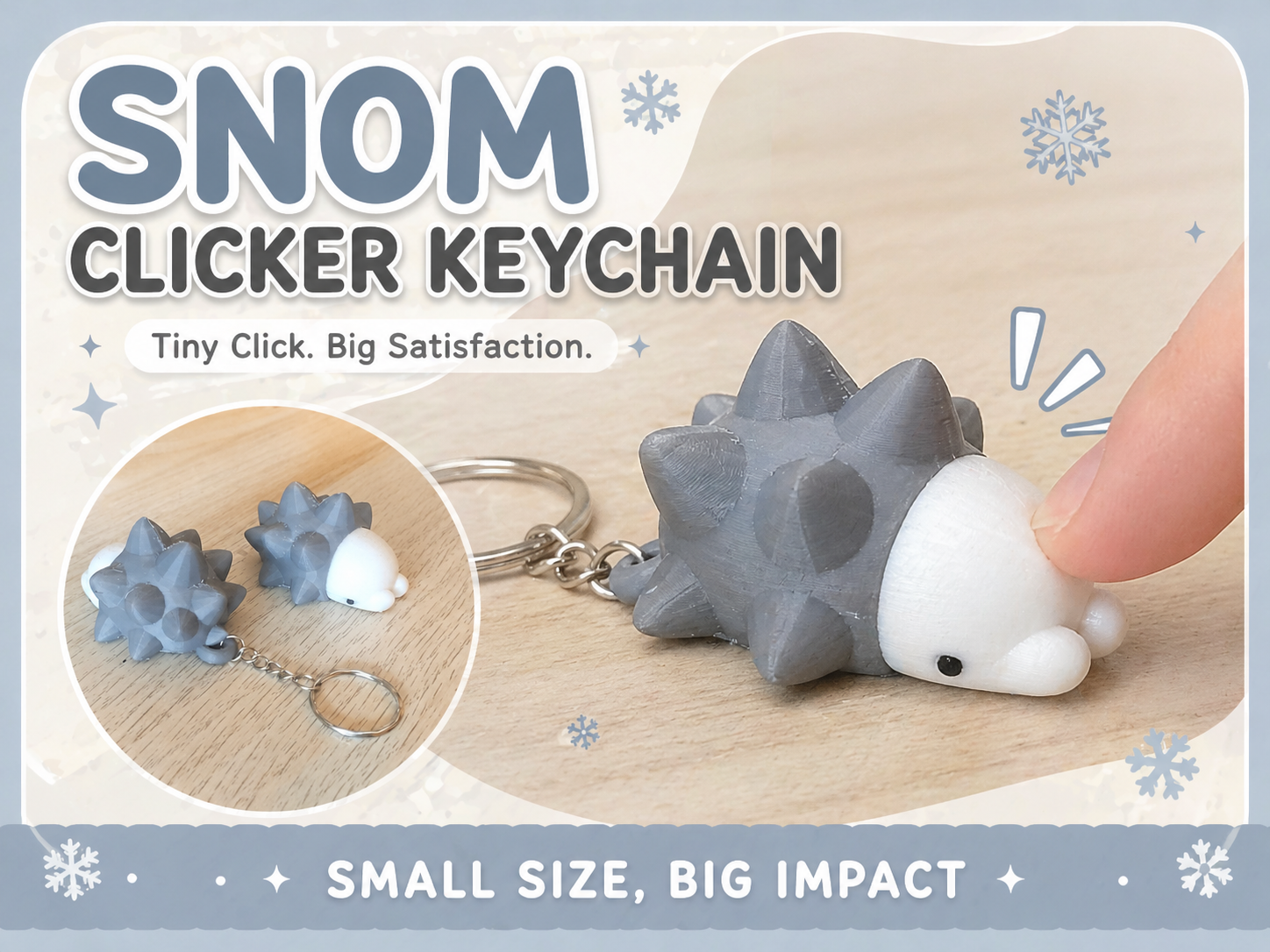 Snom Clicker Keychain