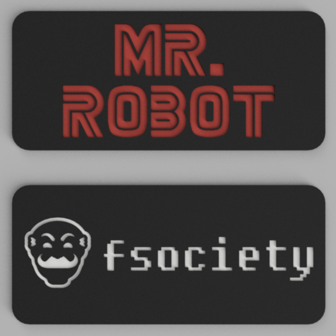 Litho Lamp Mr. Robot / fsociety