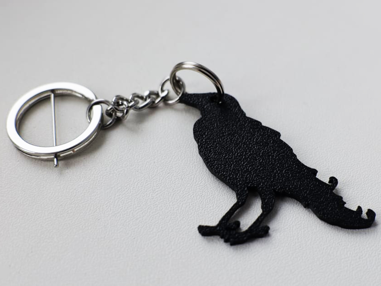 Halloween raven keychain