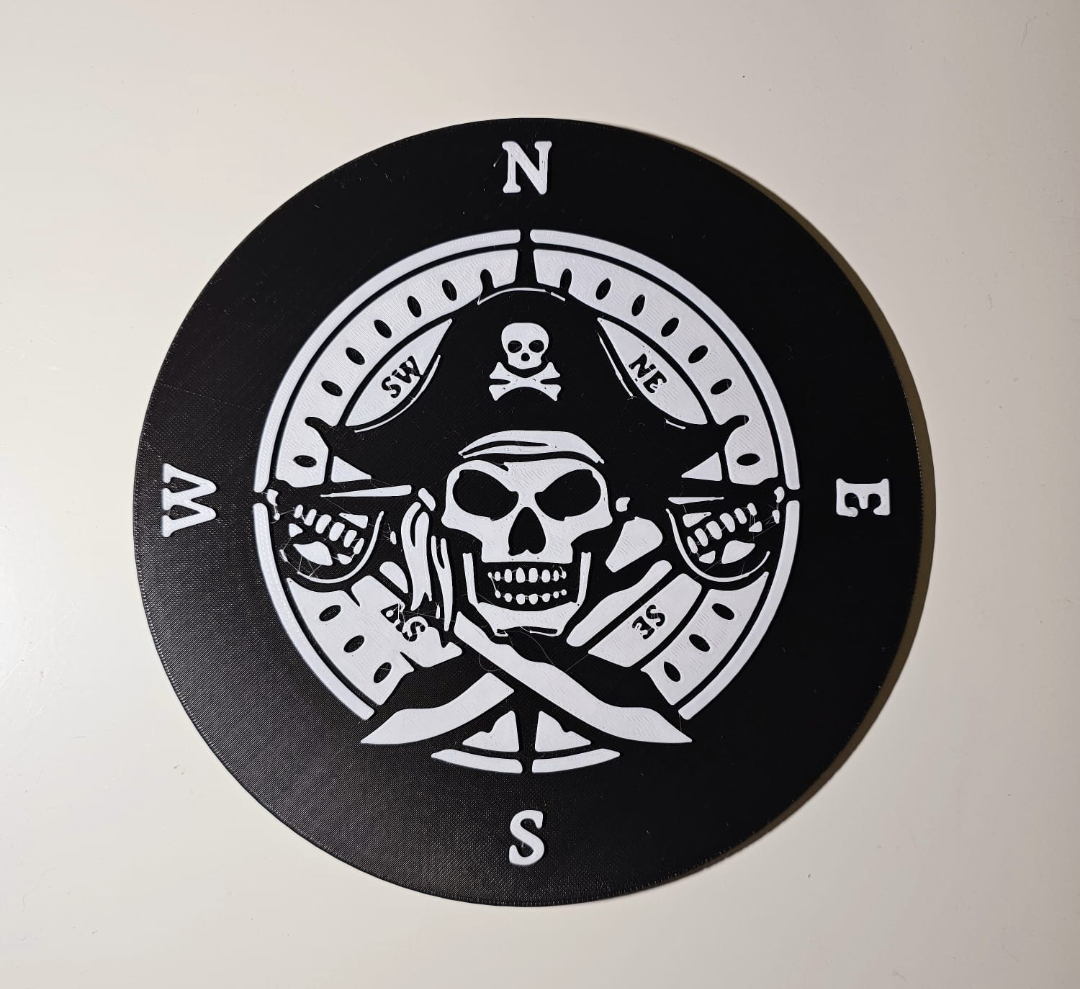 2D Printable Pirate Model