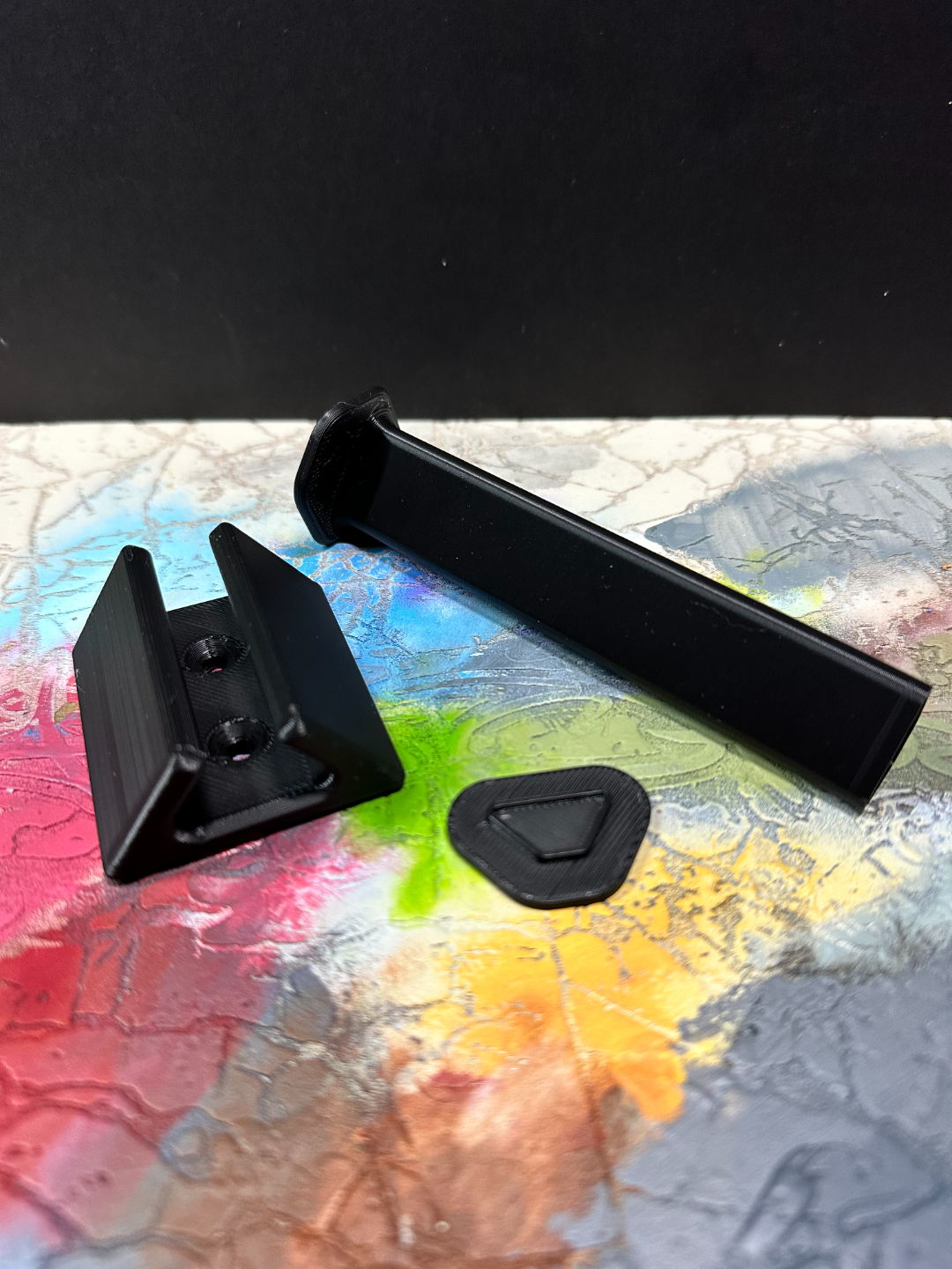 slideable headset holder  