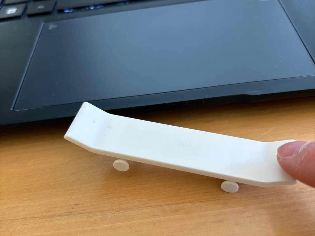Fingerboard, Print-in-Place – only 5g / 11min