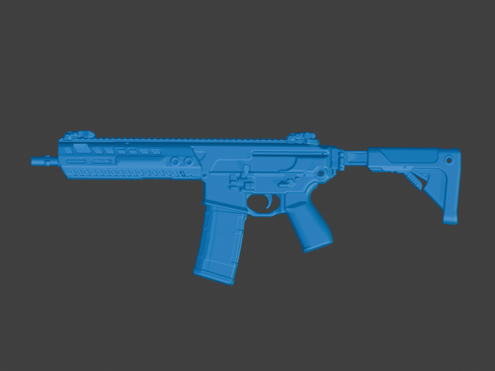 SIG MCX RATTLER training dummy 1:1 single plate