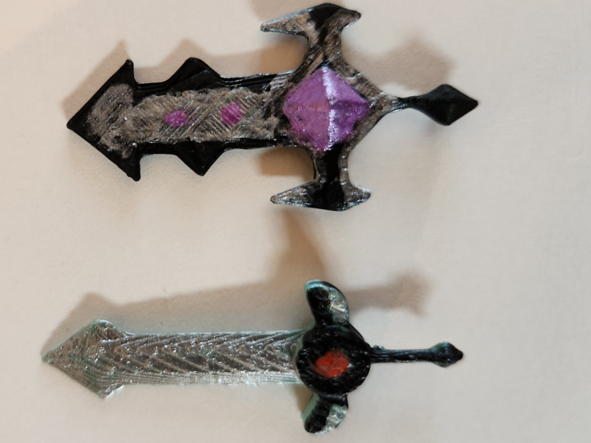 Dark cocoas and Dark chocos swords cookie run