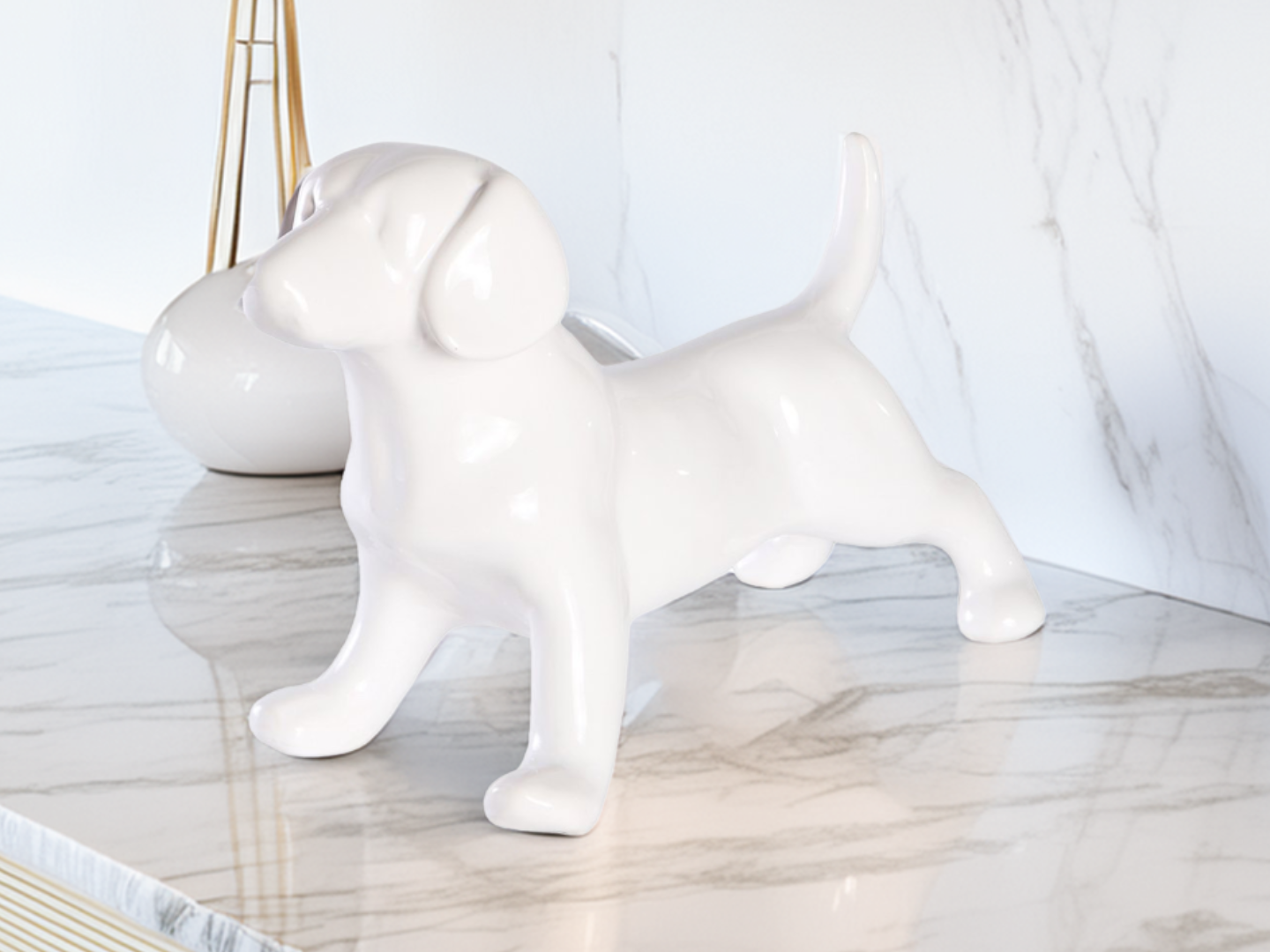 Cute Dog Sculpture