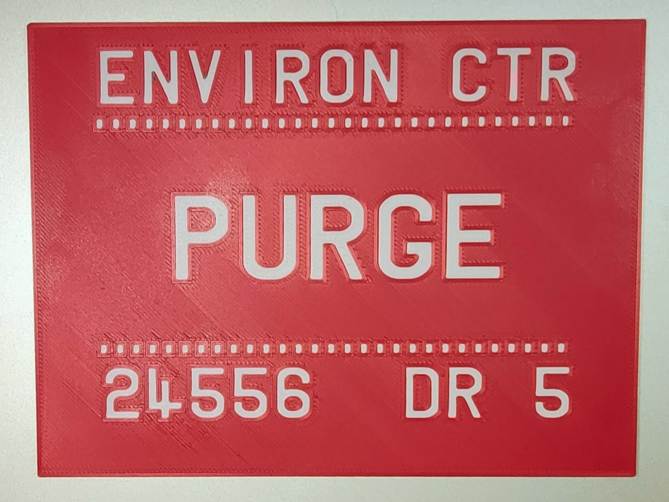 ENVIRON CTR PURGE 24556 DR 5