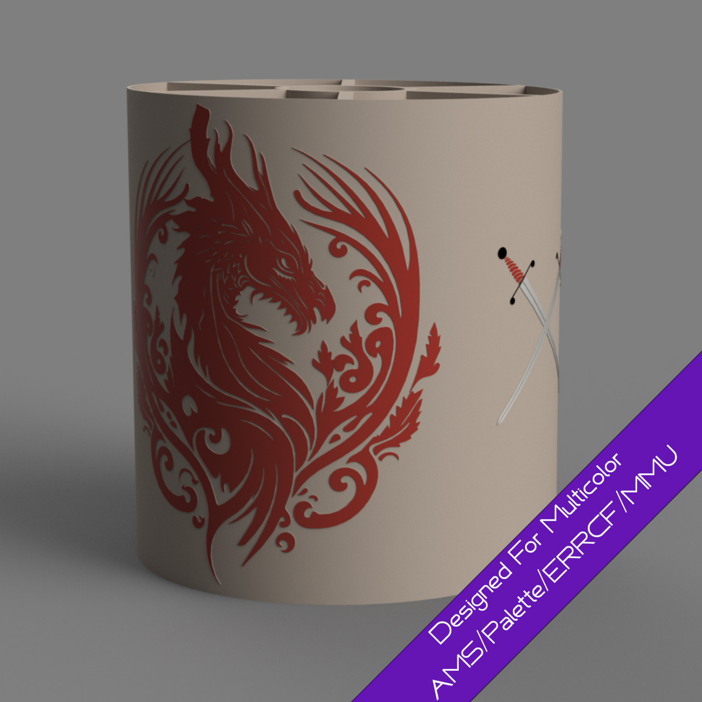 Dragon Lamp Shade - Designed For Multicolor
