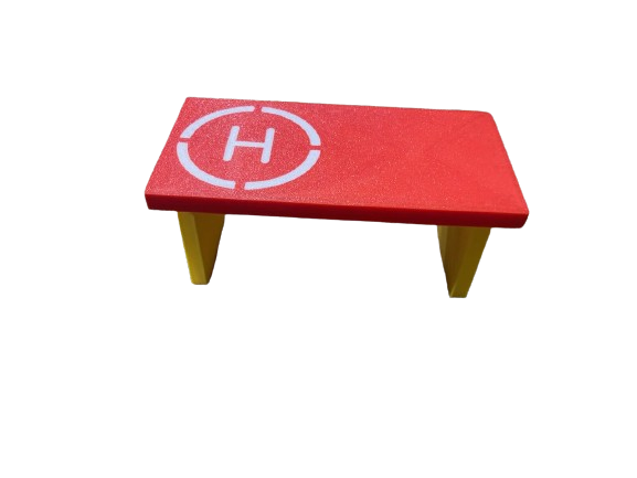 Helicopter Pad for Toys and Train Tracks