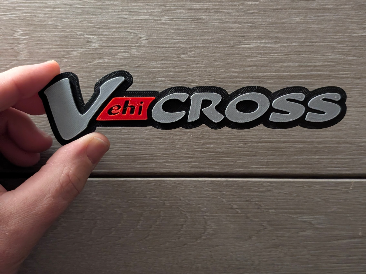 Isuzu Vehicross logo sign plaque 2-sizes