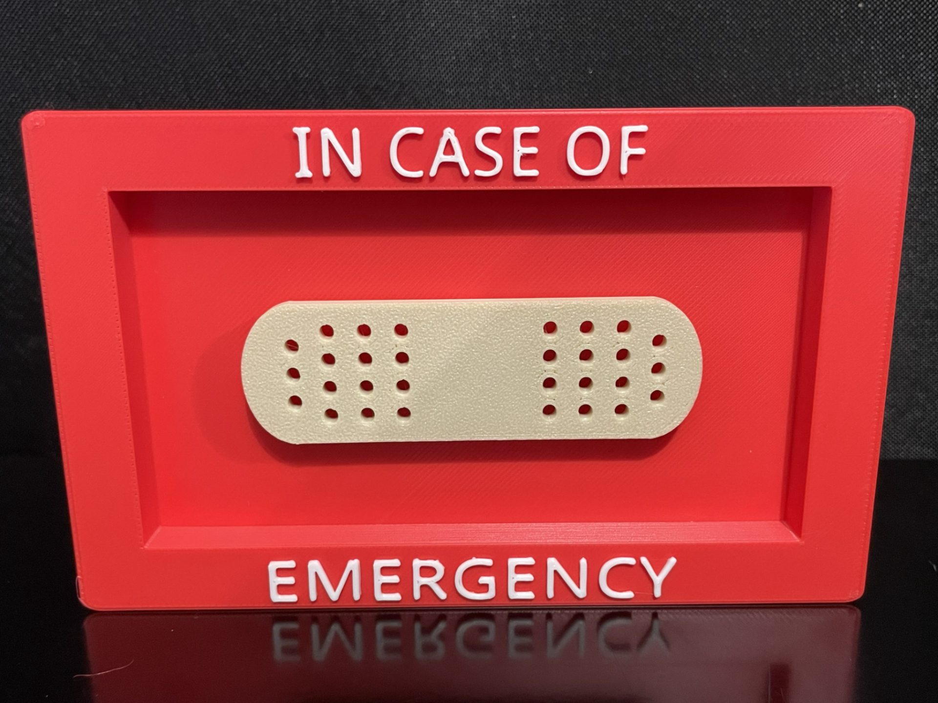 In Case of Emergency Bandage Holder
