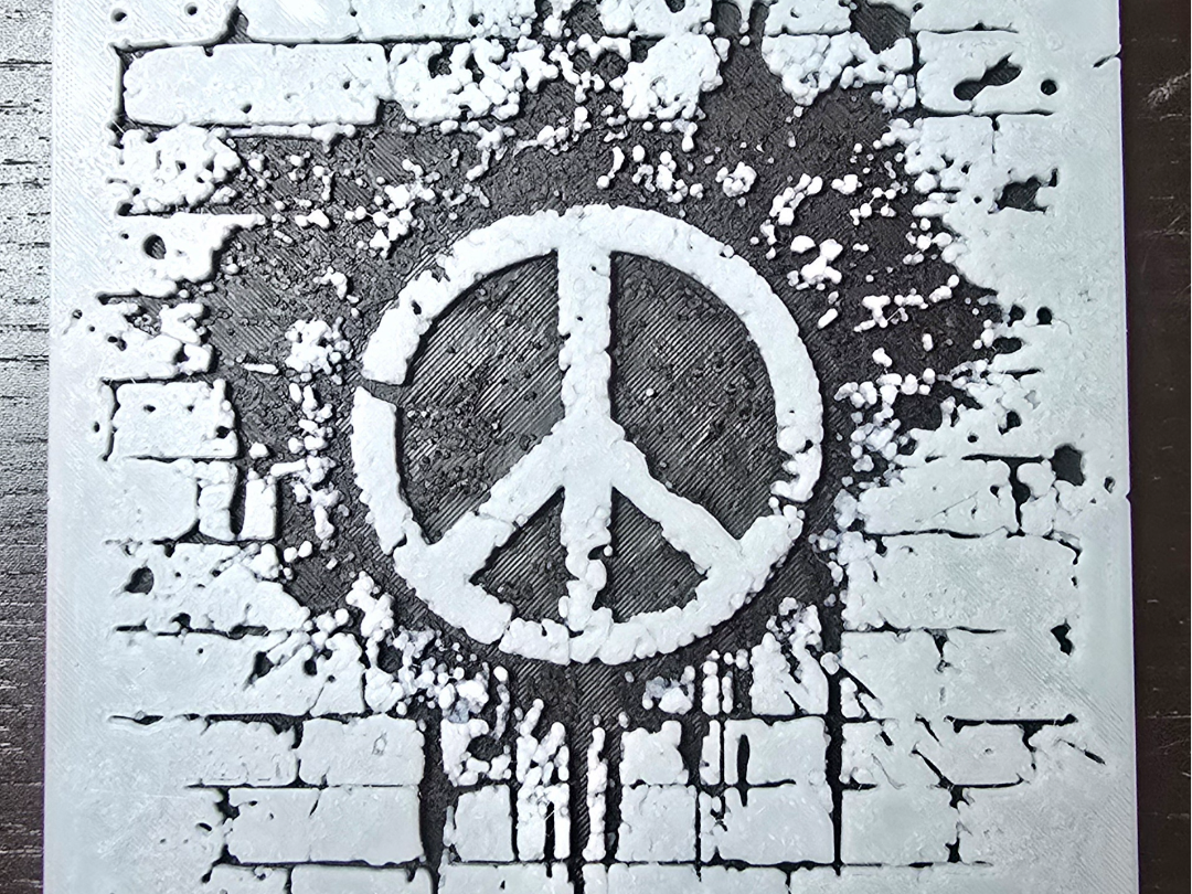 Peace Sign Hueforge